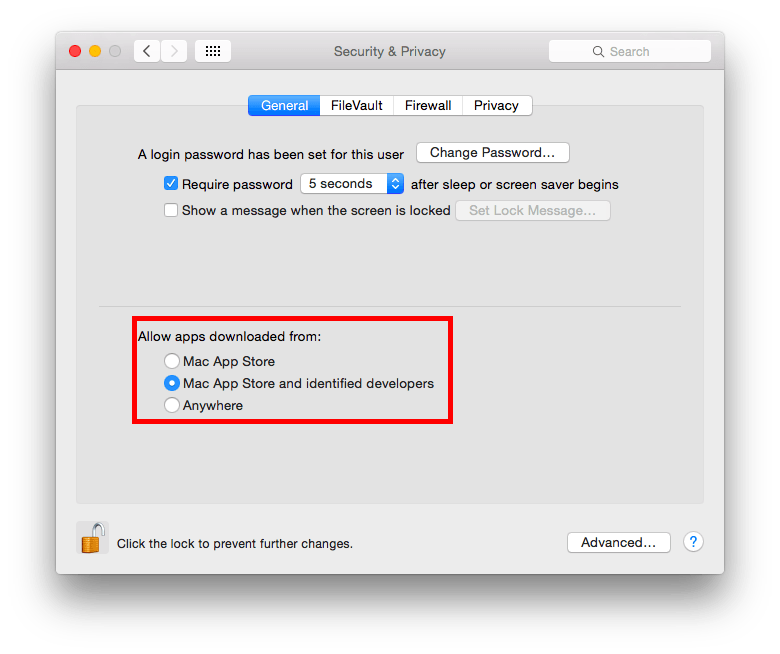 Install from unidentified developer mac